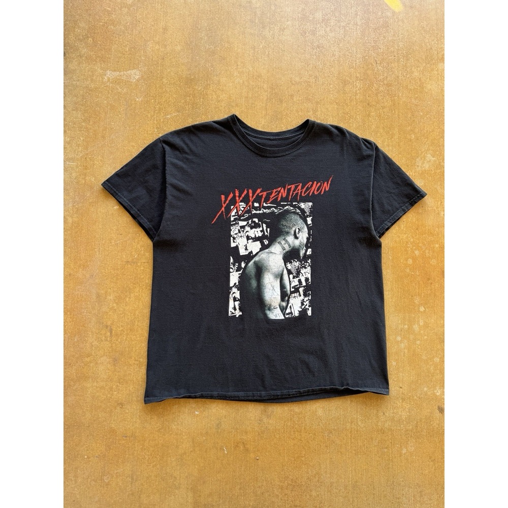 XXXTentacion Bad Vibes Forever Raper Album Promo T-Shirt X-Large Black